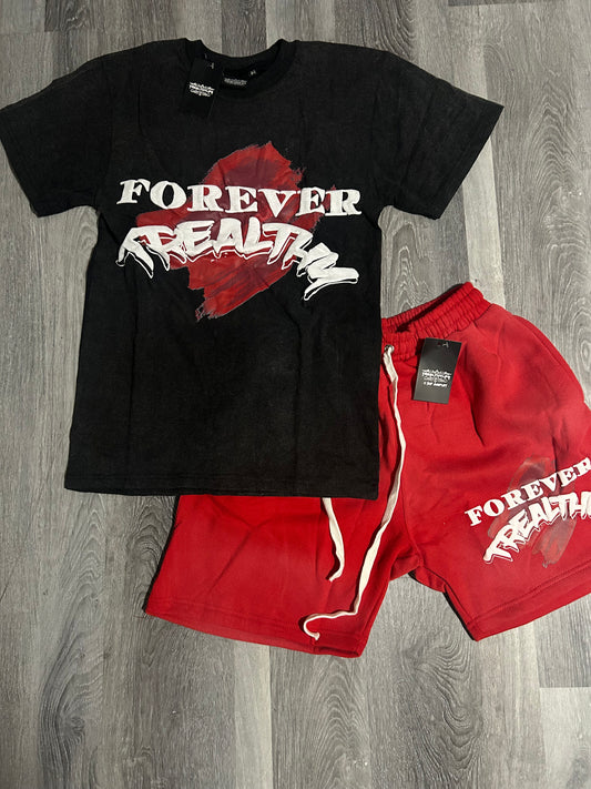 FOREVER TREALTHY Short set
